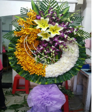 hoa chia buồn hcb 54